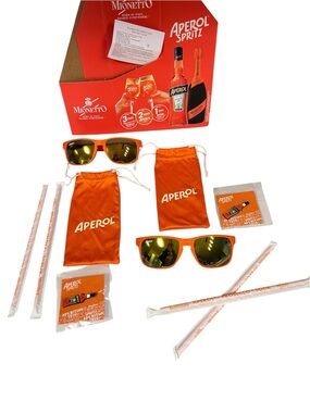 Aperol Orange Aperol Spritz Promotional accessories sunglasses, pins set